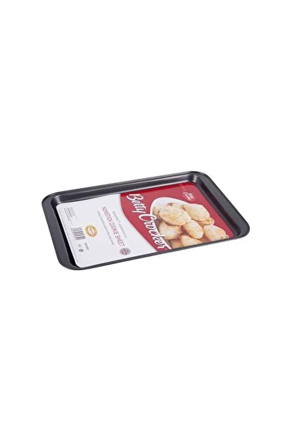 Generic Betty Crocker Non-Stick Cookie Sheet, 37 cm x 25.5 cm Size, Dark Grey