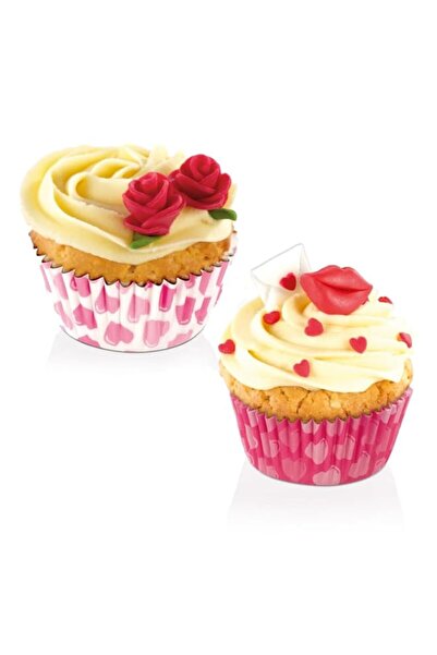 Generic 6CM 60PC BAKCUP HEART-DELICIA/630611
