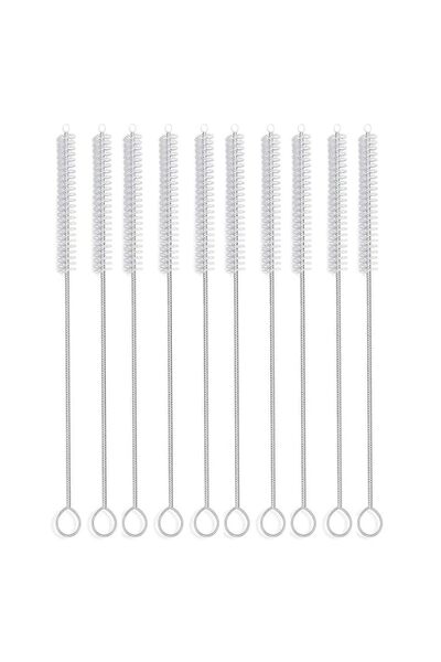 Generic desin Straw Brush, Nylon Pipe Tube Cleaner 8.2-ihch X 2/5-inch (pack ...
