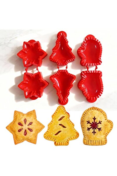 Generic Jxueych Mini Pie Maker for Christmas Party Baking Supplies, Snowflake...