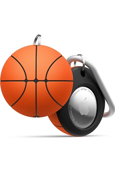 Elago Θήκη AirTag 2 / 1 Ball Series Basketball Case Premium Σιλικόνης με Μπρε...
