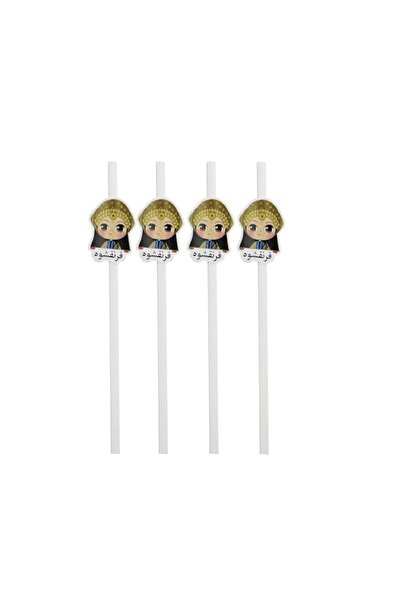 Generic QARANQASHO 12 Pack Colorful 20CM Straws for Girls Fun and Stylish Par...
