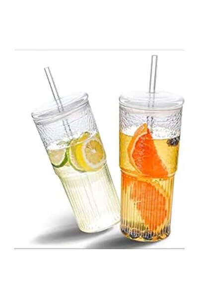 Generic 12 oz Disposable Coffee Cups With Glass Lids Mason Jar Drinking Iced ...