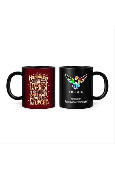 Generic FMstyles Happiness Mug, Black (FMS556)