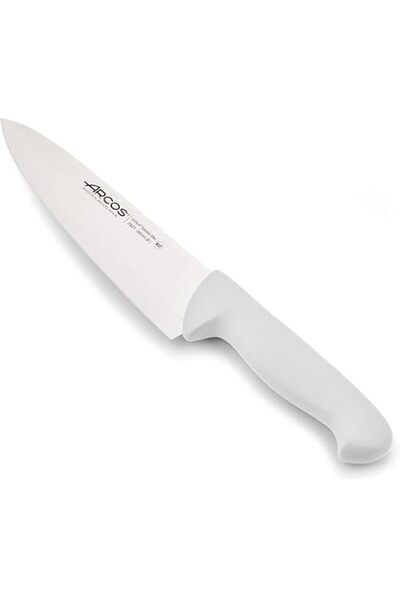 Generic Arcos Chef’s Knife 5 Inch (130 mm) – White Wide Handle, NITRUM® Stain...