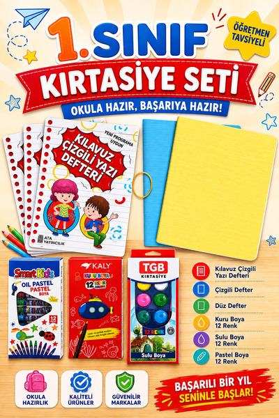 Ata Yayıncılık Set papirnate opreme za 1. razred 3