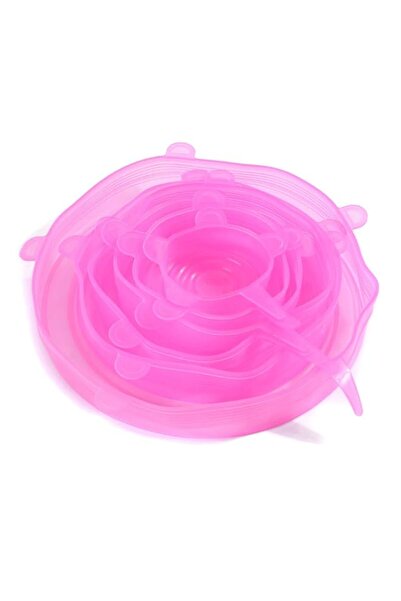 Generic Reusable 6 pcs/set Silicone Stretch Lids Kitchen Fruit Cup Bowl Food ...