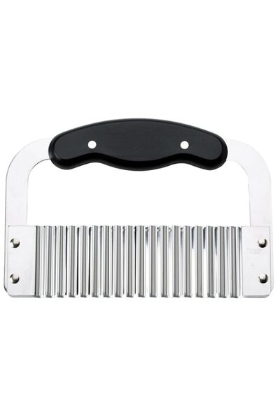 Generic HIC Kitchen Crinkle-Cut Wave Slicer French Fry Vegetable Cutter, Stai...