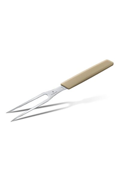 Generic Victorinox Swiss Modern Carving Fork, Two Prongs, Stainless Steel, Di...