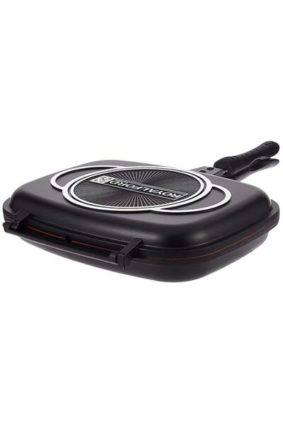 Generic Royalford Double Grill Pan, black 32 Cm, Rf5515