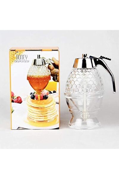 Generic Honey Dispenser, Acrylic Syrup Dispenser Container Squeeze Bottle Hon...