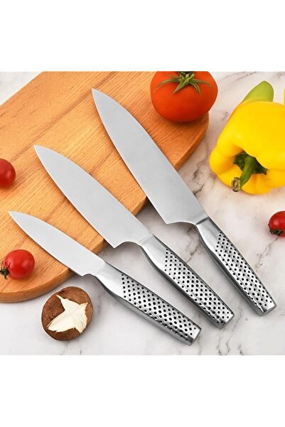 Generic 3pcs Stainless Steel Kitchen Knife Set, Sharp Slicing Knives with 3CR...