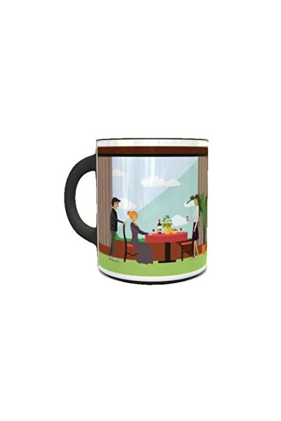 Generic Impress Color Changing Heat Sensitive Coffee Mug with People in The R...