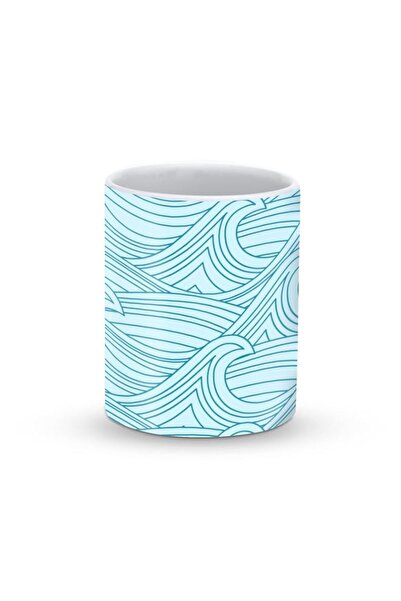 Generic Stylizedd Premium Ceramic Designer Mug (11oz, Rough Seas)