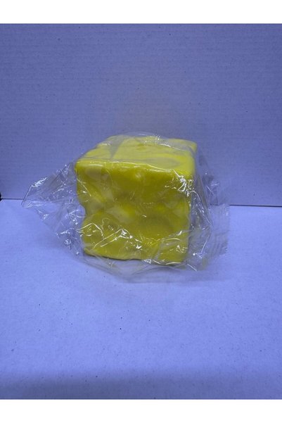 Magicway Büyük Blok Peynir Squishy - Büyük Boy Stres Oyuncağı - Sarı Squishy-...