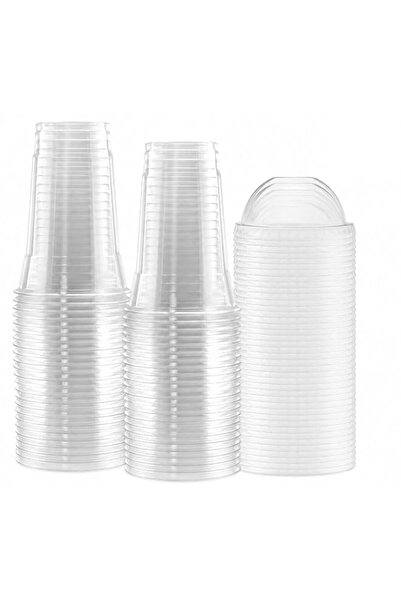 Generic PET Juice Cup 16 oz 92 DIA – Clear PET Cups for Smoothies, Juices & B...
