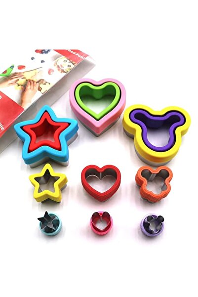 Generic Eazy Kids Sandwich & Cookies Cutter with Sealer Set, Multicolor