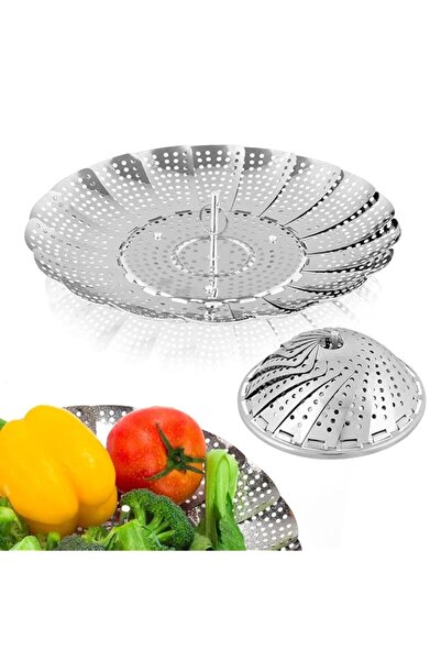 Generic Vegetable Steamer Basket Stainless Steel Veggie Steamer for Cooking F...