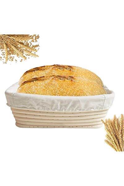 Generic SYOSI 6 Inch Proofing Basket, Rattan Basket with Cloth Liner Baking B...