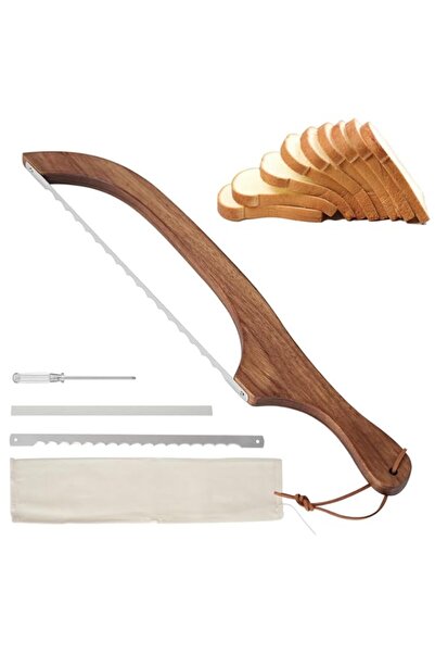 Generic BIGTHREE Bread Bow Knife, Bread Slicers for Homemade Bread, with Repl...