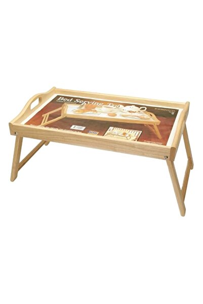 Generic Billi Wooden Bed Tray, Brown – Multipurpose Breakfast-in-Bed Serving ...