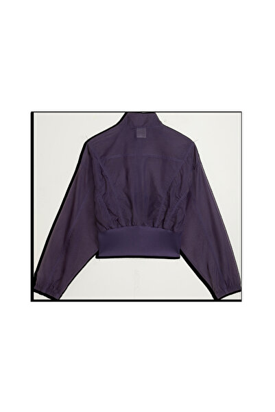 Puma DARE TO Oversized Woven Jacket Deep Plum Kadın Mor Sweatshirt