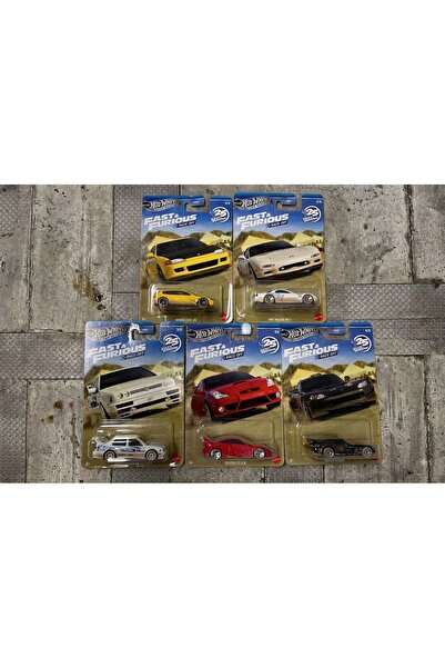 HOT WHEELS fast and Furious Race-Off 5 Li araç seti