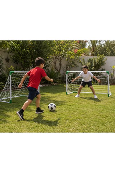 Generic Brand Two-Piece Mini Football Goal Set
