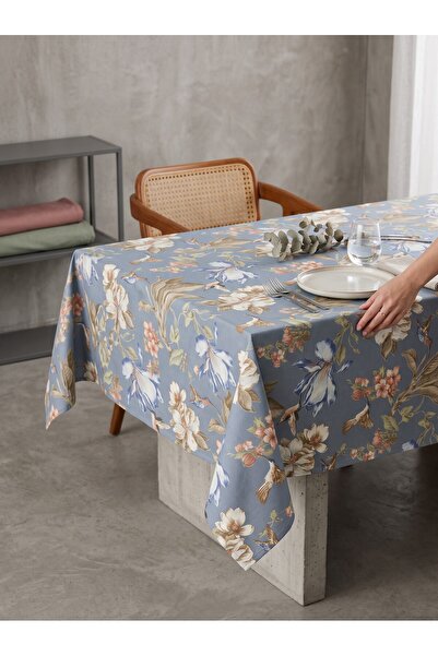 SOWSO Botanical Tablecloth I Stain Resistant I Water Repellent I Premium Quality