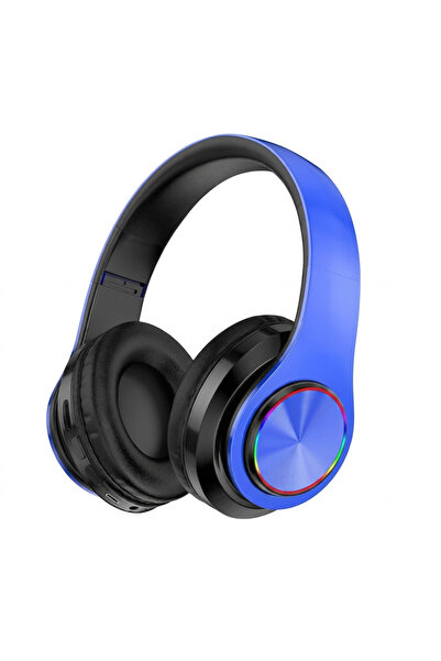 techronix Kablosuz Kulaklık Bluetooth Mikrofonlu Kulak üstü Kulaklık Led Işık...