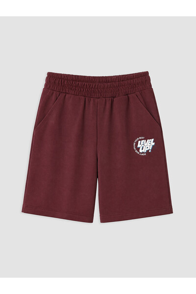 LC Waikiki Trendlucky Boys' Printed Shorts with Difference in Color
