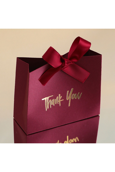 Choice Other Other 10Pcs Red 10 Mini Gift Boxes/Gift Bags with Gold Ribbon an...
