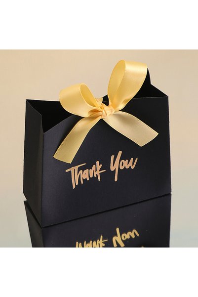 Choice Other Other 10Pcs Black Yellow 10 Mini Gift Boxes/Gift Bags with Gold ...