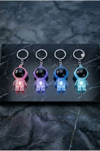 viberia Cute Keychain with Mixed Astronaut Kosmo Cosmo Figures (5 Pieces)