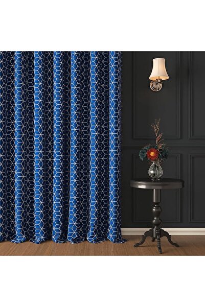 Fashion Story Home Blackout Curtains Sound and Heat Reducing for Bedroom Dott...