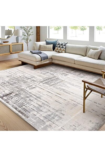 GENERAL Modern Abstract Style Carpets for Living Room Soft Short Pile Non-Sli...