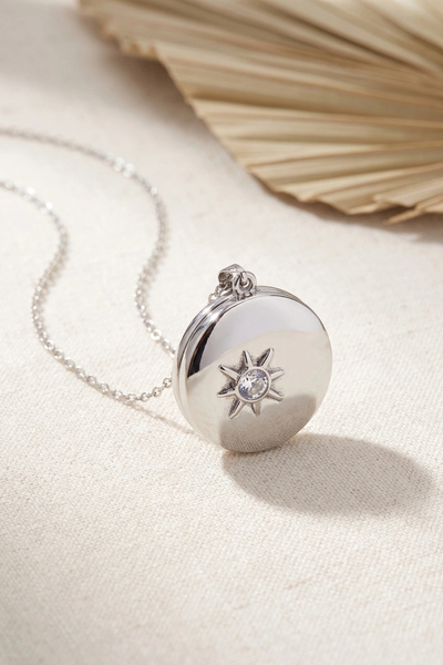 Generic Brand 316L Steel Chain Silver Color Openable Locket Necklace