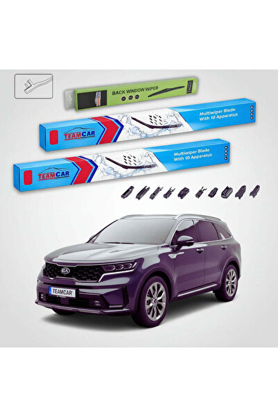 TEAMCAR Wipers Kia Sorento IV MQ4 SUV 2020-present | Front and Rear Set Flat ...