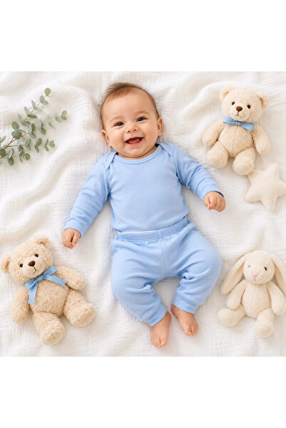 BEBELON ÇITÇITLI BADİLİ BASKISIZ BEBEK TAKIM