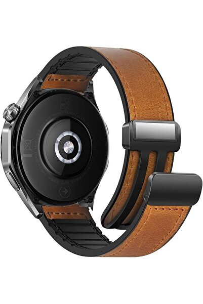 GENERAL نيوينتور سوار ساعة جلدي 22 ملم متوافق مع هواوي GT4 46 ملم/GT3 46 ملم/...