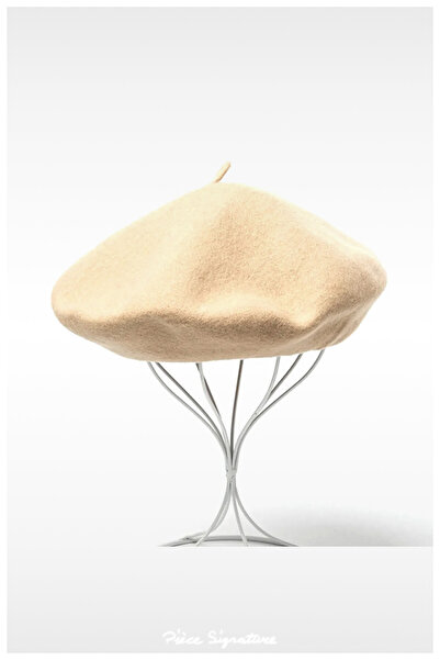 PIECE SIGNATURE Vintage Woolen Winter Lady Beret