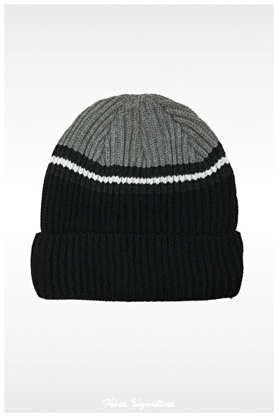 PIECE SIGNATURE Comfortable and Warm, Patterned Folded Beret (for Women and Men)