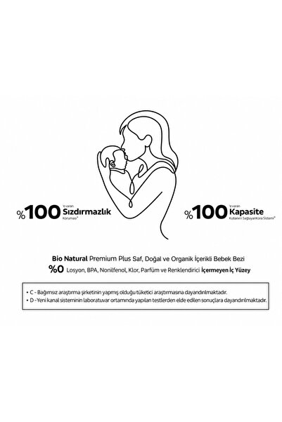 Generic Brand حفاضات أطفال بريميوم بلس مزودة بوسادة هوائية مريحة، مقاس 4، 52 ...