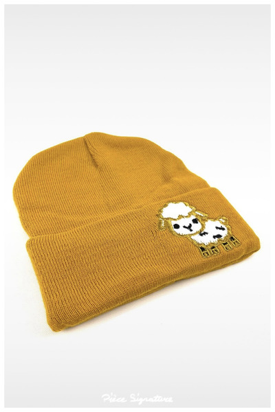 PIECE SIGNATURE Cute Animal Embroidered Children's Beanie