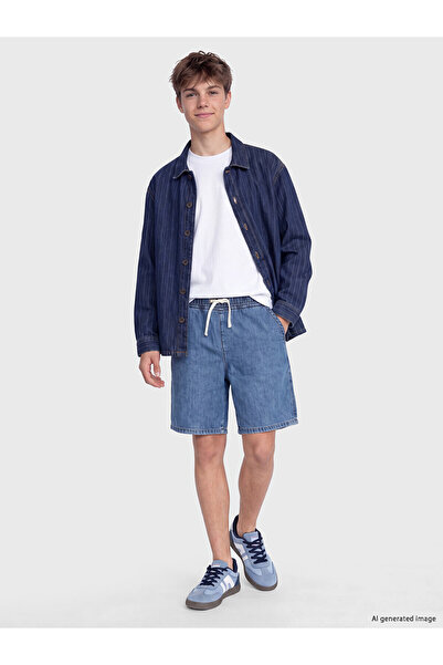 LC Waikiki TWO MT SHOP KALİTESİ شورت جينز للأولاد