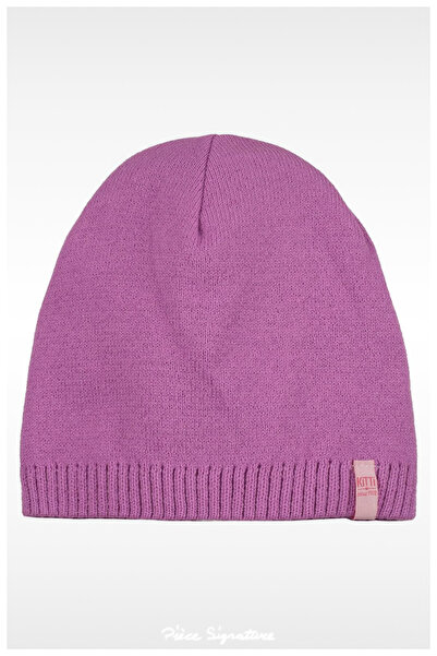 PIECE SIGNATURE Unisex Kids Elastic Soft Beret 3-8 Years Old (Violet Color)