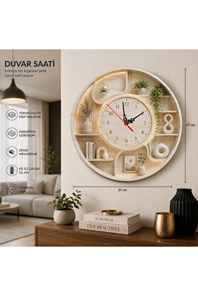 artprinta Modern Minimalist Dekoratif Duvar Saati