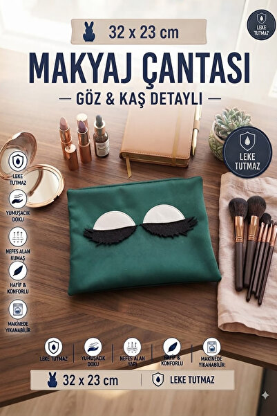Nisahometeks Козметична чанта (кадифена материя 32 x 23 см)