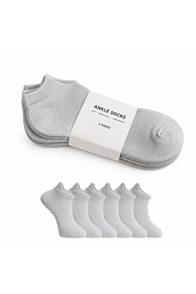 KEKIQUE Unisex Bilek Çorap 3 Çift 36-42 Günlük Kısa Soket Çorap