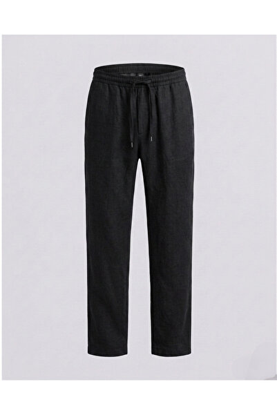 D- APRON Linen Mutfak Pantolonu